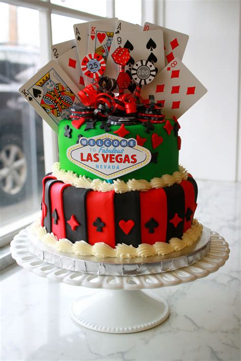 casino themed birthday cakes